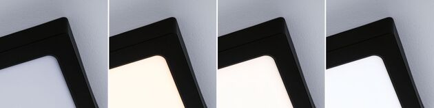 PAULMANN LED Panel Abia 2 White Select soumrakové a pohybové čidlo (HF) hranaté 170x170mm 9,5W 2700 - 4000K černá