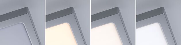 PAULMANN LED Panel Abia 2 White Select soumrakové a pohybové čidlo (HF) hranaté 170x170mm 9,5W 2700 - 4000K matný chrom