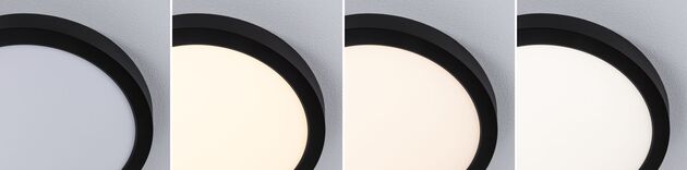 PAULMANN LED Panel Abia 2 White Select soumrakové a pohybové čidlo (HF) kruhové 300mm 14W 2700 - 4000K černá