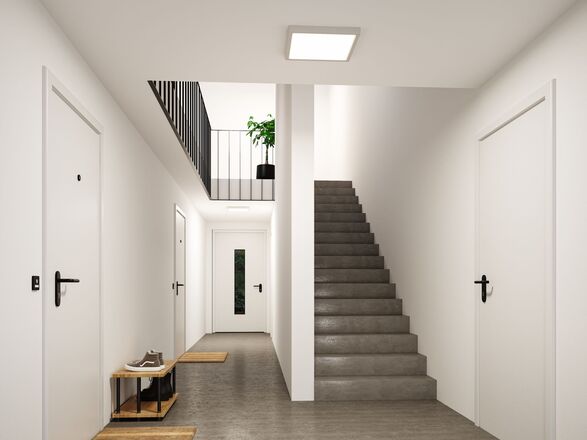 PAULMANN LED Panel Abia 2 White Select soumrakové a pohybové čidlo (HF) hranaté 400x400mm 16W 2700 - 4000K bílá