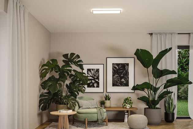 PAULMANN LED Panel Atria Shine White Select IP44 hranaté 560x200mm 15,2W 3000 - 6500K bílá