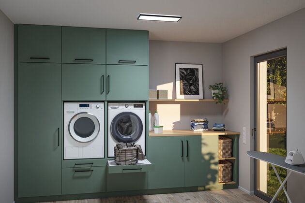 PAULMANN LED Panel Atria Shine White Select IP44 hranaté 560x200mm 15,2W 3000 - 6500K černá