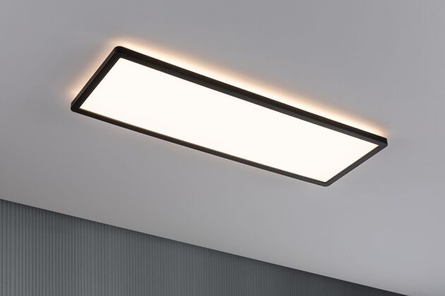 PAULMANN LED Panel Atria Shine White Select IP44 hranaté 560x200mm 15,2W 3000 - 6500K černá