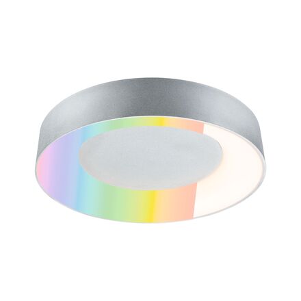 PAULMANN LED stropní svítidlo Smart Home Zigbee 3.0 Casca IP44 RGBW+ 230V 20W hliník mat