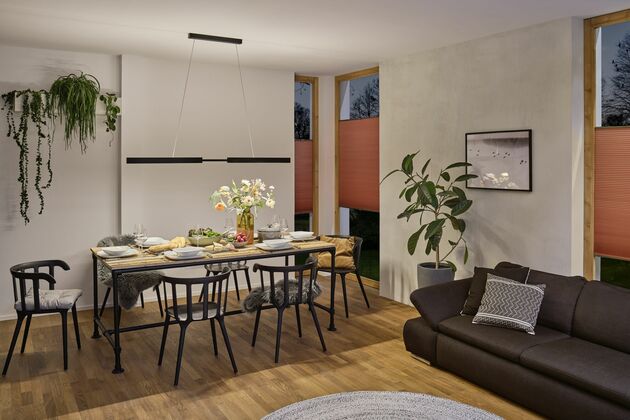 PAULMANN LED závěsné svítidlo s bezdotykovým ovládáním Aptare 2700K 16,5W černá stmívatelné