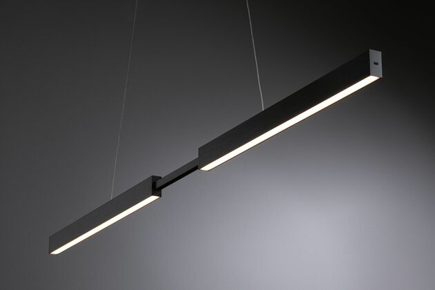 PAULMANN LED závěsné svítidlo s bezdotykovým ovládáním Aptare 2700K 16,5W černá stmívatelné