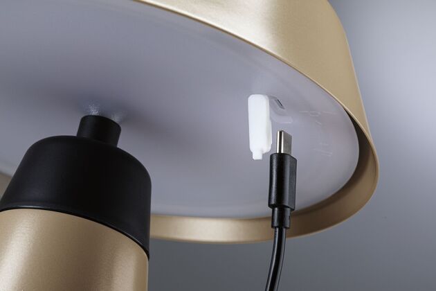 PAULMANN Nabíjecí bateriové svítidlo Lirox IP44 CCT šampaň/černá