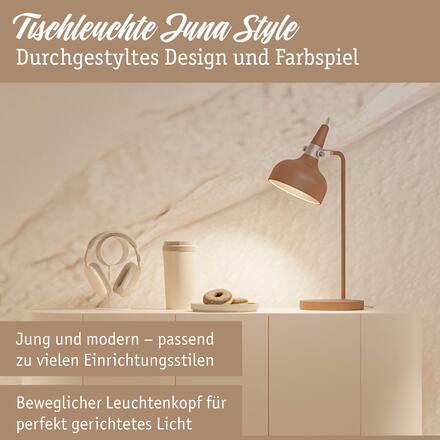 PAULMANN Stolní lampa Juna Style E14 max. 20W nugátová kov