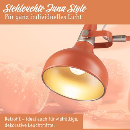 PAULMANN Stojací svítidlo Juna Style E14 max. 20W broskvová kov