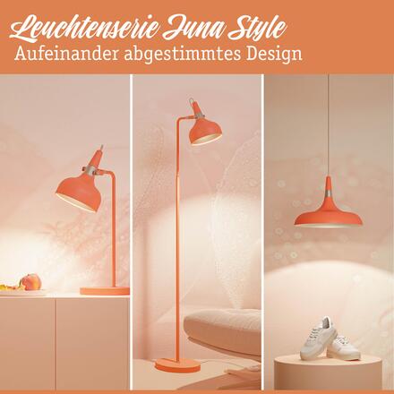 PAULMANN Stojací svítidlo Juna Style E14 max. 20W broskvová kov