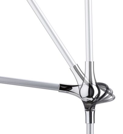 PAULMANN LED stolní lampa na psací stůl Numis CCT 11W stříbrná