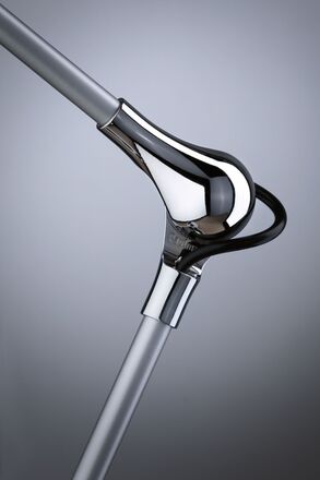 PAULMANN LED stolní lampa na psací stůl Numis CCT 11W stříbrná