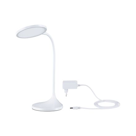 PAULMANN LED stolní lampa na psací stůl Mejan 4000K 15W bílá mat