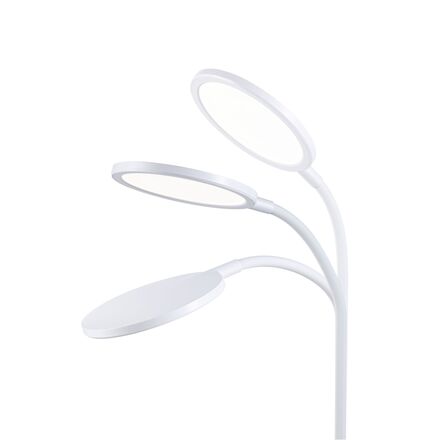 PAULMANN LED stolní lampa na psací stůl Mejan 4000K 15W bílá mat