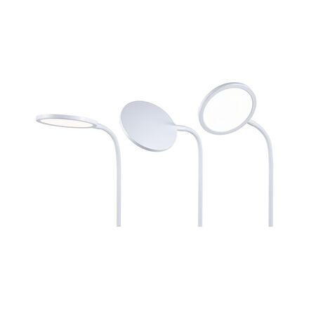 PAULMANN LED stolní lampa na psací stůl Mejan 4000K 15W bílá mat