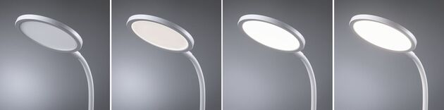 PAULMANN LED stolní lampa na psací stůl Mejan 4000K 15W bílá mat