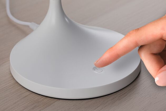 PAULMANN LED stolní lampa na psací stůl Mejan 4000K 15W bílá mat