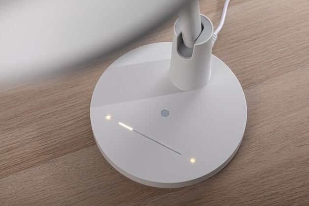 PAULMANN LED stolní lampa na psací stůl Darba 4000K 15W bílá mat