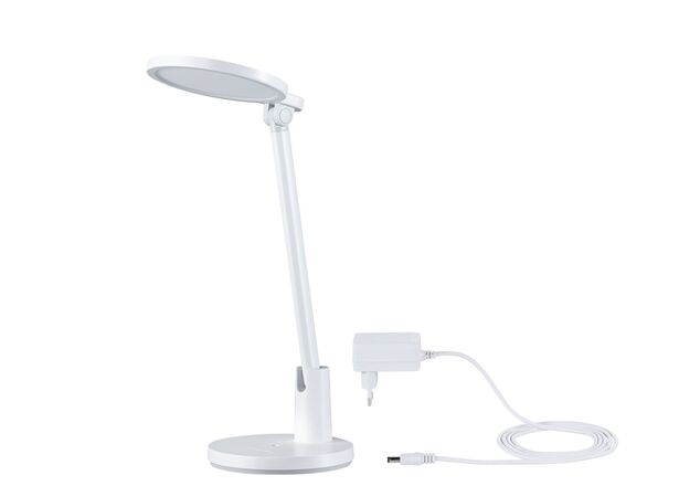 PAULMANN LED stolní lampa na psací stůl Darba 4000K 15W bílá mat