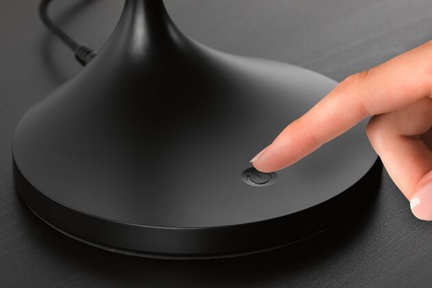 PAULMANN LED stolní lampa na psací stůl Mejan 4000K 15W černá mat