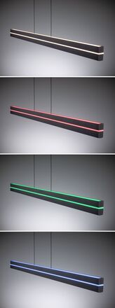 PAULMANN LED závěsné svítidlo Raiko RGBW+ stmívatelné / 19W / 6W černá