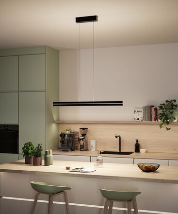 PAULMANN LED závěsné svítidlo Raiko RGBW+ stmívatelné / 19W / 6W černá