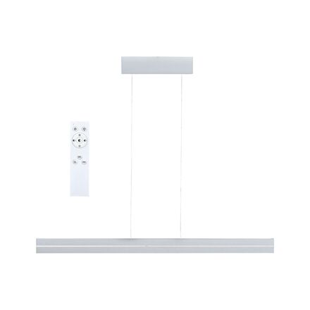 PAULMANN LED závěsné svítidlo Raiko RGBW+ stmívatelné / 19W / 6W stříbrná mat