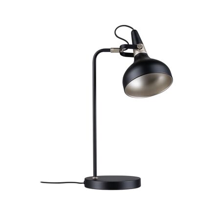 PAULMANN Stolní lampa Juna E14 max. 20W černá mat, šampaň kov