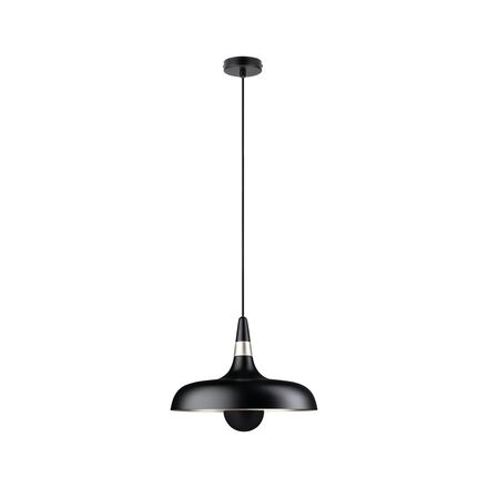 PAULMANN Závěsné svítidlo Juna E27 max. 20W černá mat/šampaň stmívatelné kov