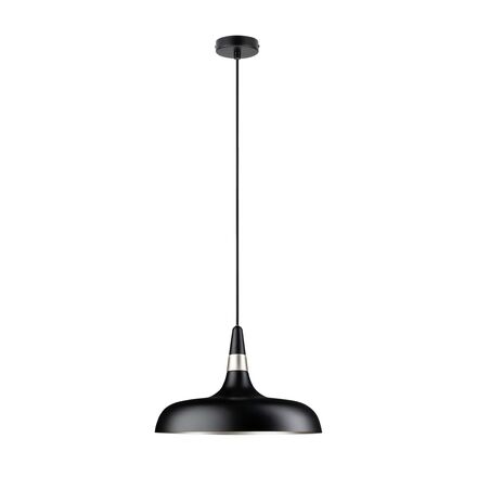 PAULMANN Závěsné svítidlo Juna E27 max. 20W černá mat/šampaň stmívatelné kov