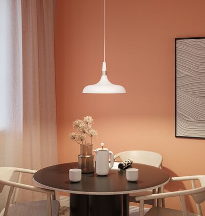 PAULMANN Závěsné svítidlo Juna E27 max. 20W šampaň/bílá mat stmívatelné kov