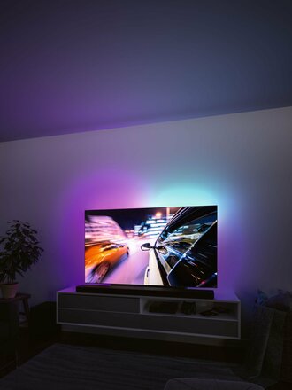 PAULMANN EntertainLED USB LED Strip osvětlení TV 55 Zoll 2m 3,5W 60LEDs/m RGB+