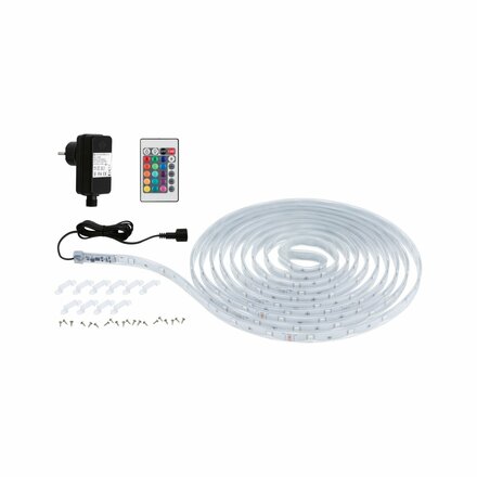 PAULMANN SimpLED LED Strip Venkovní základní sada 5m IP44 13W 24LEDs/m RGB