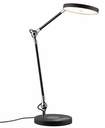 PAULMANN LED stolní lampa na psací stůl Numis 11W Qi nabíjení telefonu WhiteSwitch 2.700-6.500K 789.10