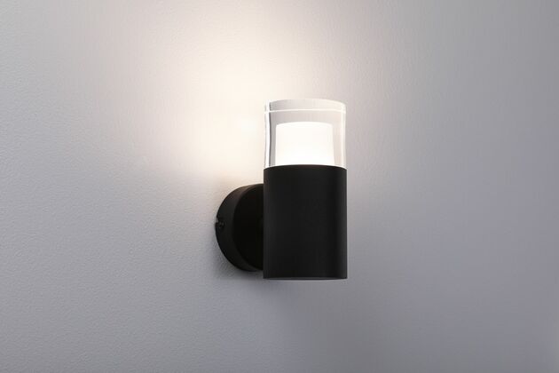 PAULMANN Selection Bathroom nástěnné svítidlo Kame IP44 3000K 230V 5W černá