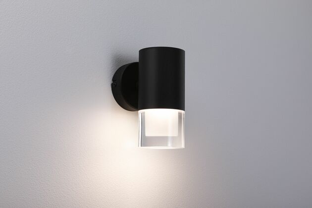 PAULMANN Selection Bathroom nástěnné svítidlo Kame IP44 3000K 230V 5W černá