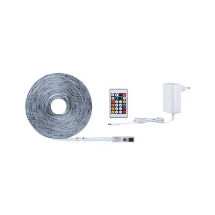 PAULMANN SimpLED LED Strip RGBIC Motion Music kompletní sada 10m s krytím 32W 130lm/m 420 LED/m RGB 36VA