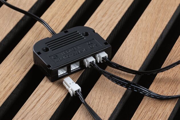 PAULMANN LED Strip Akustický Panel základní sada 2,4m RGB černá