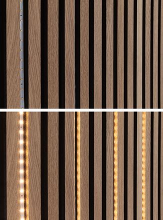 PAULMANN LED Strip Akustický Panel základní sada 2,4m 3000K černá