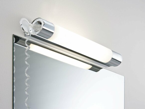 Paulmann LED svítidlo k zrcadlu Orgon IP44 7,5W 440mm chrom/bílá zásuvka 797.12 P 79712