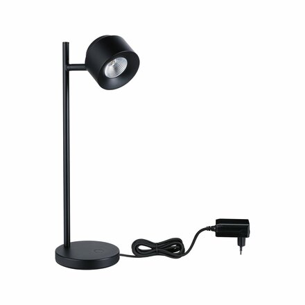 PAULMANN LED stolní lampa 3-krokové-stmívatelné Puric Pane 2700K 5,5W černá