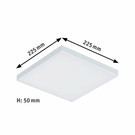 PAULMANN LED Panel Velora 3-krokové-stmívatelné 225x225mm 12W 3.000K 798.20