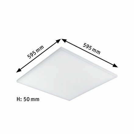 PAULMANN LED Panel SmartHome Zigbee Velora měnitelná bílá 595x595mm 19,5W 2.700K 798.26