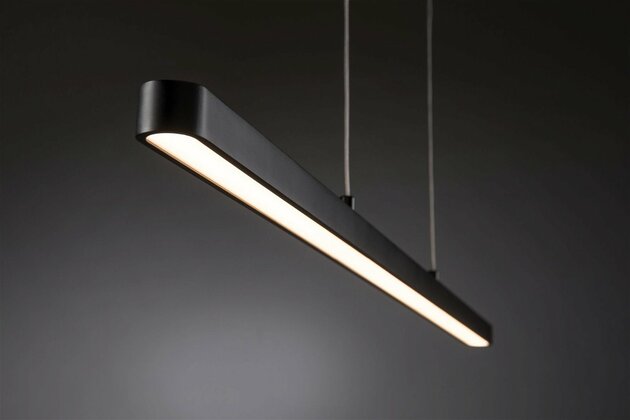PAULMANN LED závěsné svítidlo Lento měnitelná bílá 3x13,5W černá mat stmívatelné