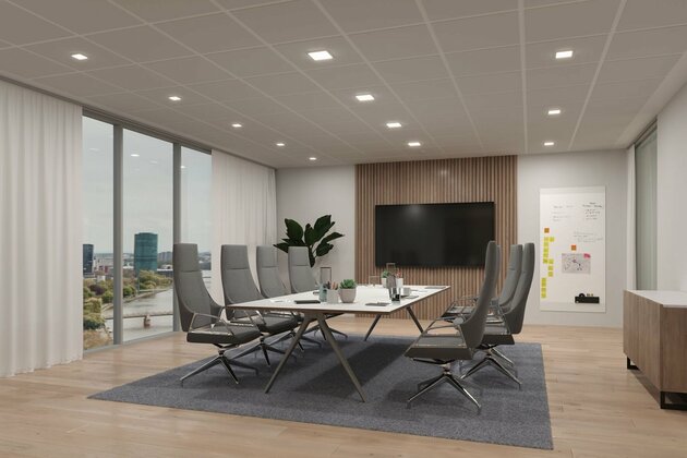 PAULMANN VariFit LED vestavné svítidlo Veluna Edge IP44 hranaté 90x90mm 4000K bílá