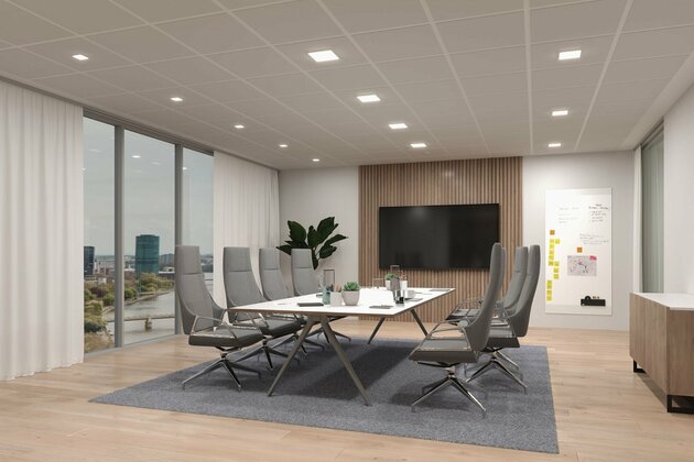 PAULMANN VariFit LED vestavné svítidlo Veluna Edge IP44 hranaté 160x160mm 4000K bílá stmívatelné