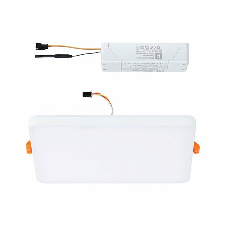 PAULMANN VariFit LED vestavné svítidlo Veluna Edge IP44 hranaté 160x160mm měnitelná bílá bílá stmívatelné