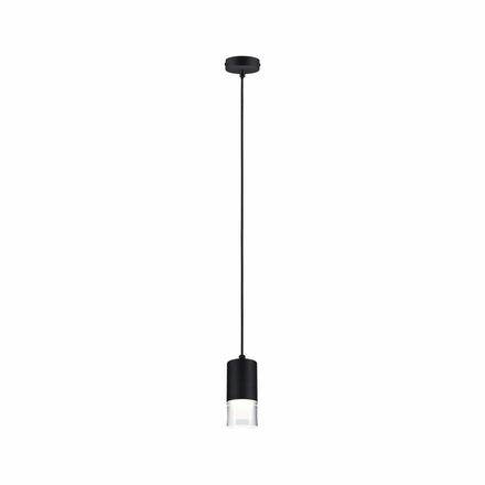 PAULMANN LED závěsné svítidlo Kame 9W čirá/černá