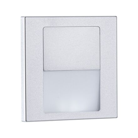 PAULMANN LED vestavné svítidlo do zdi Tsaro hranaté 80x36mm 1W 230V 2700K matný chrom