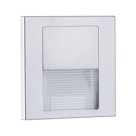 PAULMANN LED vestavné svítidlo do zdi Tsaro hranaté 80x36mm 1W 230V 2700K matný chrom